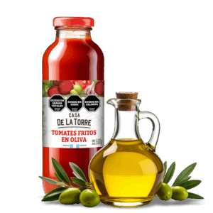 Tomtes fritos en oliva